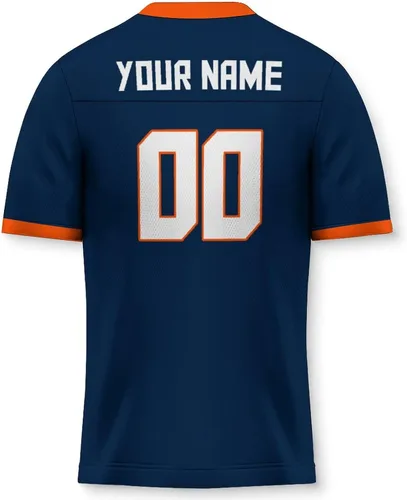 Vista 2 de Camiseta de fútbol personalizada,Uniforme de fútbol sólido de silueta de ciudad,Camiseta de moda de regalo para fanáticos del fútbol Añadir