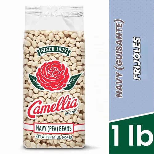 Vista 3 de Marca Camellia. - Frijol alubia, 1 libra (paquete de 2).