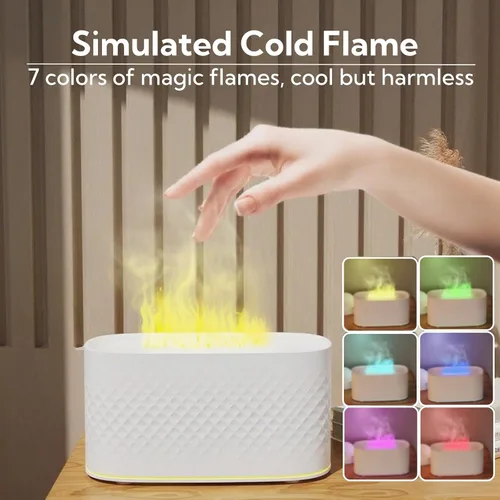 Vista 2 de Humidificador portátil pequeño con boquilla doble, humidificadores grandes de niebla fría, puertos de pulverización dobles, protección contra