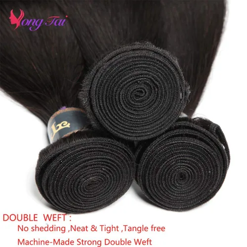 Vista 9 de Extensiones de cabello, liso, malasio, calidad 9A
