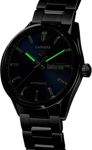 Vista 5 de TAG Heuer Reloj automático Carrera - Diámetro de 1.614in WBN2012.BA0640, Azul Patchwork, 41 mm, Clásico