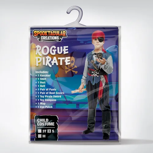 Vista 6 de Spooktacular Creations Disfraz de pirata Rogue para niño