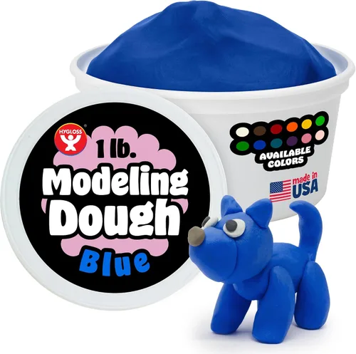 Vista 7 de Hygloss Masa de Modelado para Jugar para Niños – Masa Sensorial Segura y No Tóxica para Artes y Manualidades – Tubo de 1 lb – Arcilla de Jugar