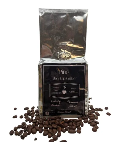 Vista 3 de Pino Mountain Coffee Granos de café tostados de alto suelo especial hondureño Pareinema, granos enteros de tostado medio Origen único 12