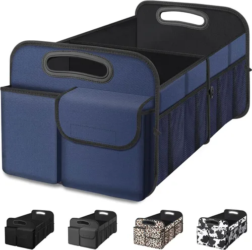 Vista 9 de Femuar Organizador de maletero de gran capacidad, accesorio impermeable para coche, antideslizante, plegable, adecuado para todos los vehículos