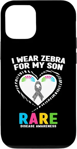 Vista 28 de I Wear Zebra for My Son Rare Disease Awareness Day 2026 Case for iPhone 17
