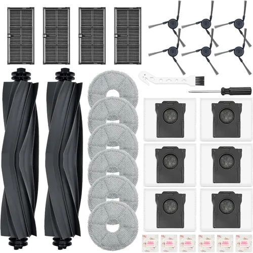 Vista 17 de Paquete de 25 piezas de repuesto para aspiradora robot eufy S1 y Omni S1 Pro