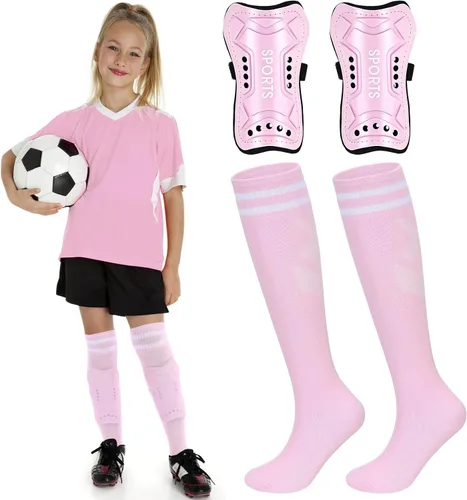 Vista 16 de Syhood - Espinilleras y calcetines de fútbol para niños pequeños y jóvenes, almohadillas protectoras ligeras para espinillas para niños de 3-5