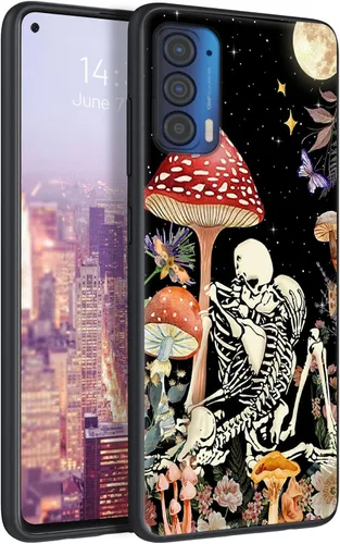 Vista 24 de Funda de TPU suave para Motorola Moto Edge 2021/Motorola Edge 5G UW, ajuste delgado para Moto Edge 2021, antiarañazos antideslizante, cuerpo