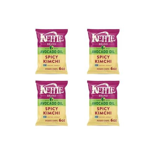 Vista 13 de Kettle Brand Fabricado con chips de vinagre de sidra de manzana y aceite de aguacate, bolsa de 6 onzas