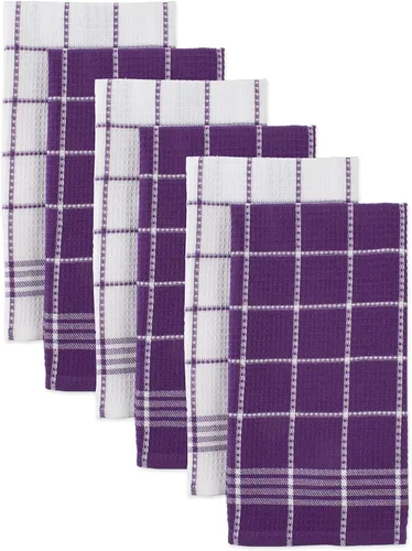 Vista 2 de J&M Home Fashions - Toalla de cocina de algodón con bucles de punto gofre