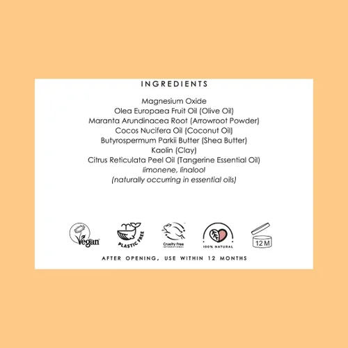 Vista 6 de The Natural Deodorant Co, Crema Desodorante Suave Mandarina 1.94 oz