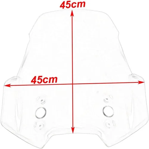 Vista 2 de Parabrisas de motocicleta compatible con Kawasaki Versys 650 1000 KLE650 KLZ1000 (color : A)