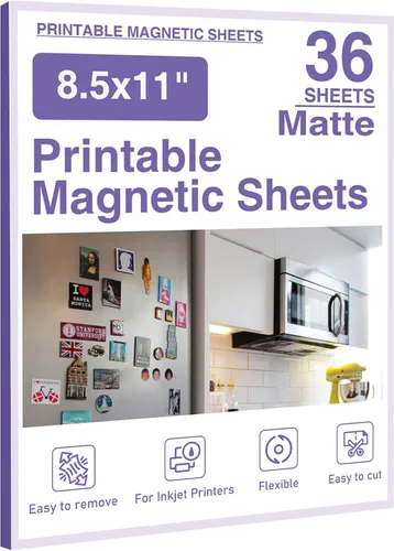 Vista 8 de BEST CHOICE MAGNETS 12 hojas magnéticas imprimibles de 8.5 x 11 pulgadas