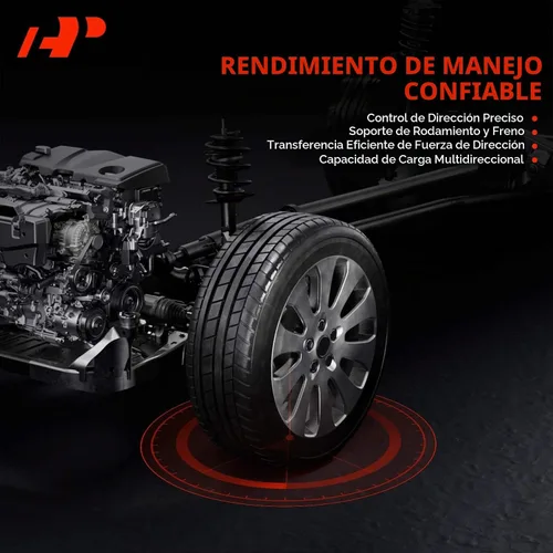 Vista 6 de A-Premium Nudillo de Dirección de Suspensión Delantera Compatible con Jeep Grand Cherokee 2011-2015 y Dodge Durango 2011-2015, Lado Izquierdo