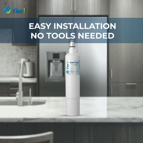 Vista 8 de Tier1 Filtro de agua para refrigerador RWF1051 5231JA2006A Reemplazo para LG LT600P y Kenmore 9990 Filtro de refrigerador dura hasta 6 meses