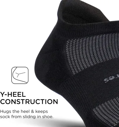 Vista 4 de Feetures Calcetines acolchados de alto rendimiento que no se ven Calcetines de correr para hombres y mujeres Calcetines deportivos Absorbe