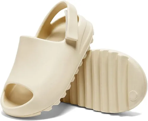Vista 2 de Sandalias de verano para niños pequeños, sandalias de verano con correa antideslizantes, zapatos de agua para interiores y exteriores, sandalias