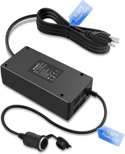 Vista 9 de ALITOVE Convertidor de CA a CC de 110V a 12V 12.5A 150W máximo Fuente de alimentación para exteriores 13 pies IP67 Adaptador de CA/CC impermeable