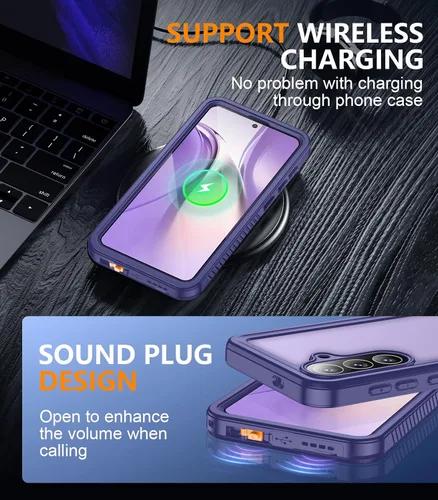 Vista 154 de Temdan - Funda impermeable diseñada para iPhone 12, protector de pantalla y cámara integrado IP68 bajo el agua, cuerpo completo, a prueba de caídas