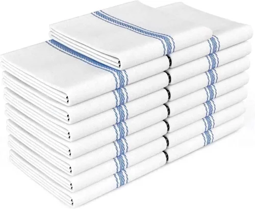 Vista 9 de Zeppoli - Trapos de cocina, de algodón, para cocina o limpieza, reusables, súper absorbentes, lavables a máquina, para chefs, paquete de 15 gris