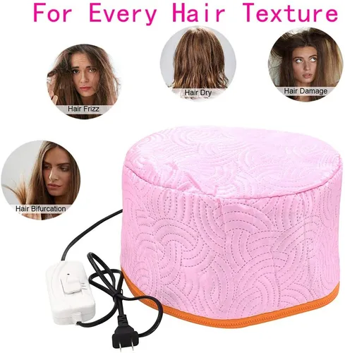 Vista 2 de Gorro para el cuidado del cabello, gorro de spa para el cabello, gorro de cuidado del cabello, gorro eléctrico para el spa del cabello