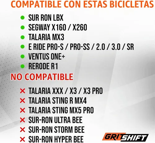 Vista 3 de GritShift Faro delantero para SurRon & Talaria MX3 – Luz LED estilo blinder de 6000K