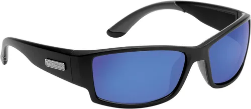 Vista 7 de Flying Fisherman Gafas de sol polarizadas Razor con bloqueador UV AcuTint para pesca y deportes al aire libre Marco de tortuga oscura/lente ámbar