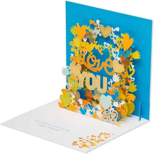 Vista 10 de American Greetings Tarjeta de cumpleaños desplegable (buquet)