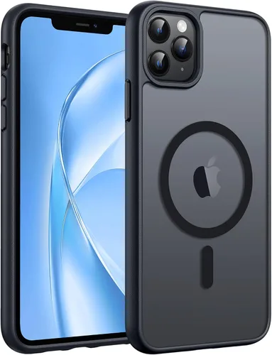 Vista 335 de FNTCASE - Funda para iPhone 16 Pro: magnética, mate, translúcida, de grado militar, protectora contra caídas, resistente, fina, duradera y a prueba