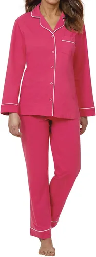 Vista 144 de PajamaGram Conjunto de pijama para mujer – Pijama para mujer, jersey novio, 100% algodón