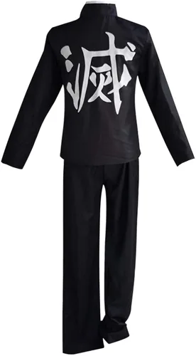 Vista 3 de Anime Comic Demon Slayer Kimetsu no Yaiba Cosplay Costumes Shinazugawa Genya