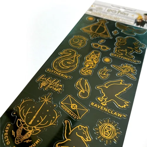 Vista 2 de Paper House Productions Harry Potter - Hoja de calcomanías con efecto esmaltado brillante para manualidades, álbumes de recortes y coleccionismo
