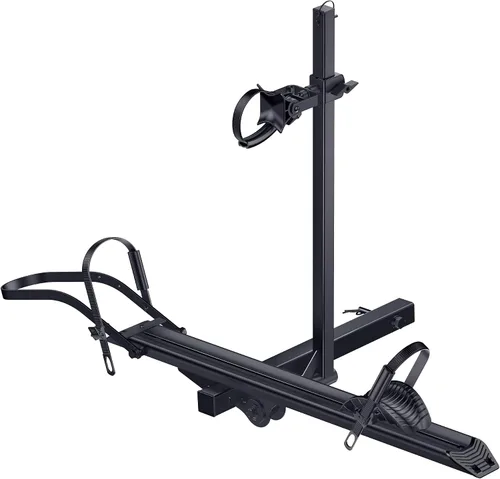 Vista 14 de Young 2 Bike Rack Basculante Montado en Enganche con Pedal Conveniente para Automóviles, SUVs y Camiones, Se Adapta a Enganches de 1.25" y 2