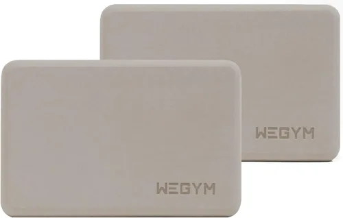 Vista 10 de WeGym Yoga Blocks for Yoga and Pilates, 3-Height Stackable Support at Home Supportive sides, comfortable grip, yoga, Pilates, mobility training