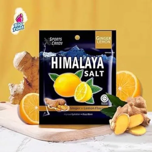 Vista 2 de Big Foot Himalaya Salt Candy (paquete de 12) (limón jengibre)