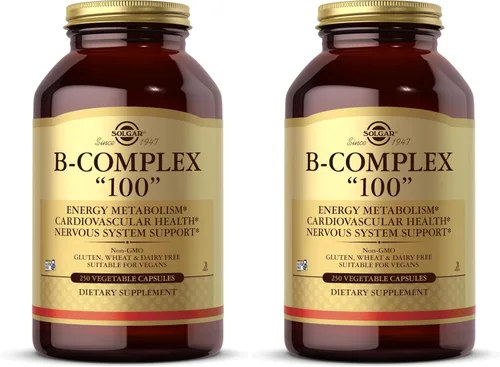Vista 7 de Solgar B-Complex Cápsulas de 100 Vegetable Promueve el metabolismo Energía, E1150, 1, 1
