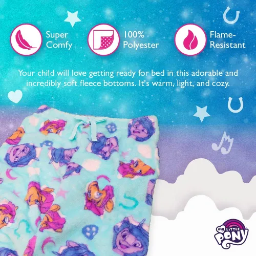 Vista 3 de My Little Pony Girls' Big Pajama Bottoms