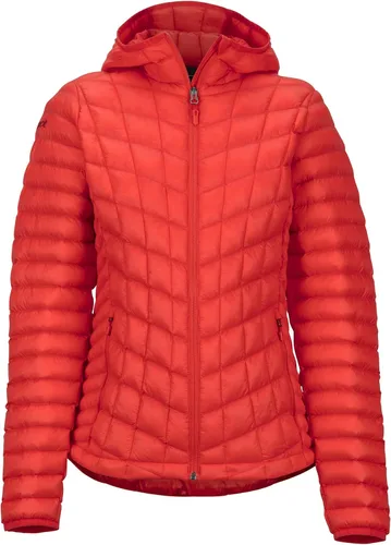 Vista 7 de MARMOT Sudadera con capucha sin plumas para mujer Azul ártico