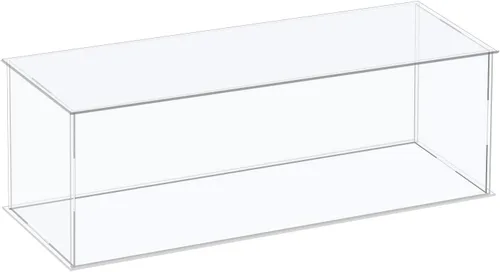 Vista 16 de MECCANIXITY Vitrina de acrílico Caja de plástico Caja de almacenamiento de cubo transparente Ensamble escaparate de 14.1 x 12.2 x 10.2 pulgadas