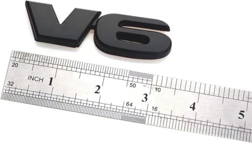 Vista 3 de V6 - Adhesivo adhesivo para automóvil con logotipo 3D de ABS, para TACOMA (negro)