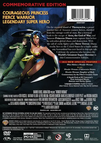 Vista 2 de DCU Wonder Woman Commemorative Edition MFV DVD