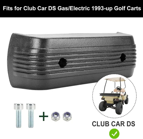 Vista 5 de Roykaw Carro de golf parachoques delantero con pernos para Club Car DS Gas y Electric 1993 en adelante carrito de golf, plástico moldeado duradero