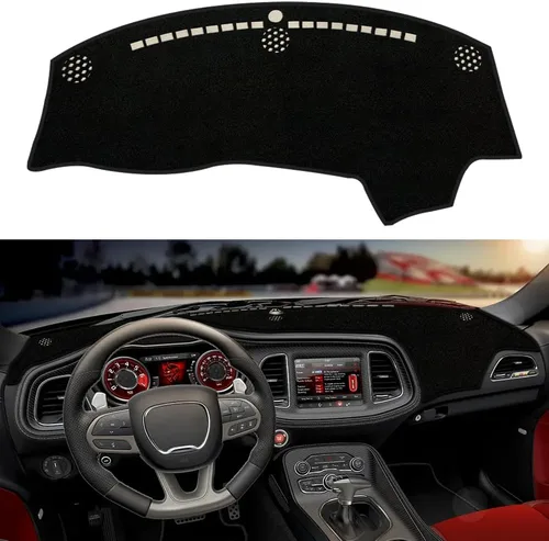Vista 11 de Funda para tablero personalizada Compatible con Dodge Ram 1500 2019-2023 Antideslizante Decoración interior Protector de rayos UV y resplandor