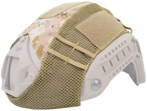 Vista 12 de DLP Tactical Funda para casco compatible con MICH, OPS-Core Fast y cascos de combate similares
