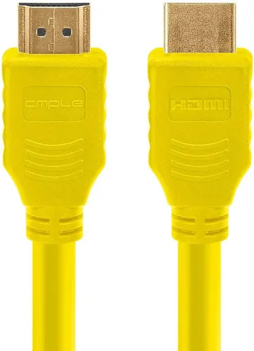 Vista 12 de Cmple - Cable HDMI de alta velocidad HDTV Ultra-HD (UHD) 3D, 4K @60Hz, 18Gbps 28AWG HDMI Cable de retorno de audio de 15 pies, negro