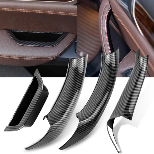 Vista 8 de Jaronx Compatible con fundas de manija de puerta BMW X3 F25/X4 F26, 3 piezas fundas interiores para manija de tirador de puerta para BMW X3 F25 Beige