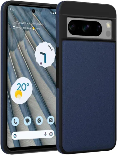 Vista 9 de X-level Diseño para Google Pixel 8 Caso,Premium PU Cuero Suave TPU Bumper A Prueba De Golpes Cubierta Protectora Del Teléfono Delgada Funda Para