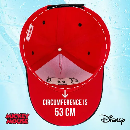 Vista 6 de Disney Gorra de béisbol de Mickey Mouse para niños de 2 a 7 años