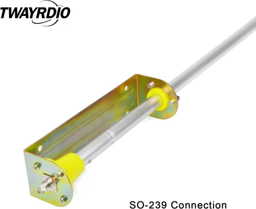 Vista 2 de TWAYRDIO Antena de estación base CB, resistente 20 pies 100 W 27 MHz antena base para 32.8 ft 36.1 ft CB Radio transceptor